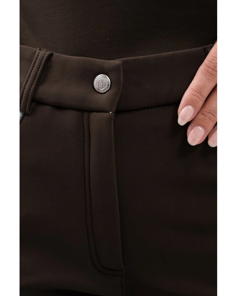 Jaipur Pantalon polaire équitation - Cacao