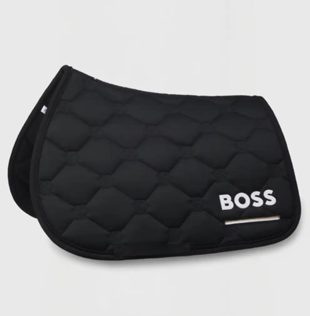 CHELTENHAM SADDLE PAD JUMP BLACK FULL
