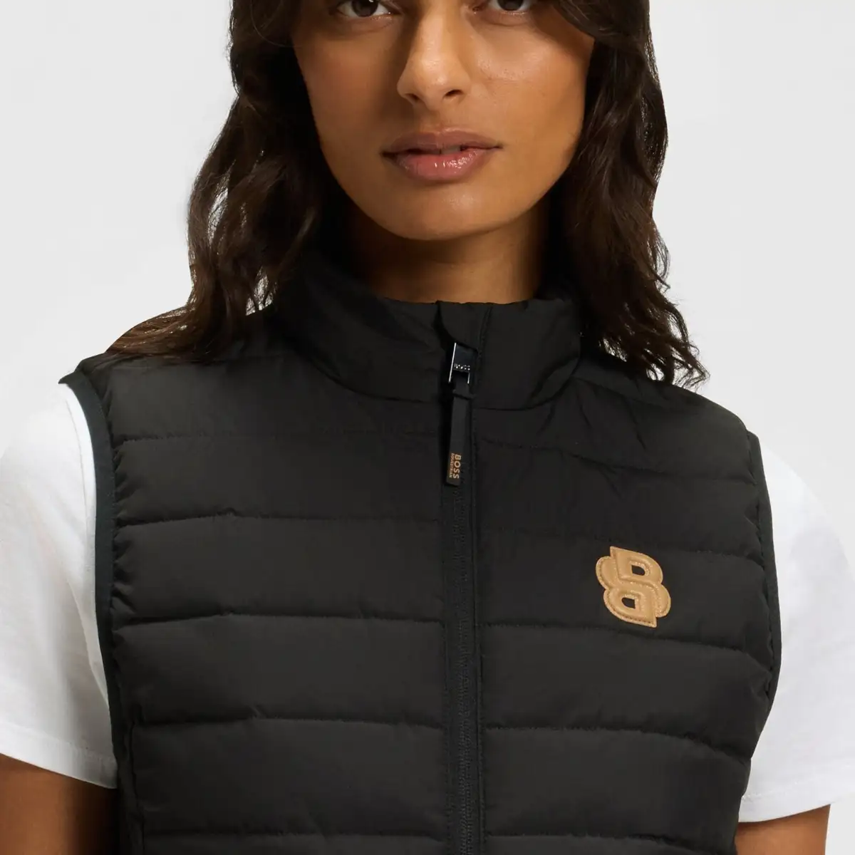 Veste sans manches d’équitation imperméable à monogramme double B