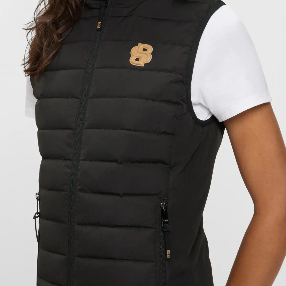 Veste sans manches d’équitation imperméable à monogramme double B