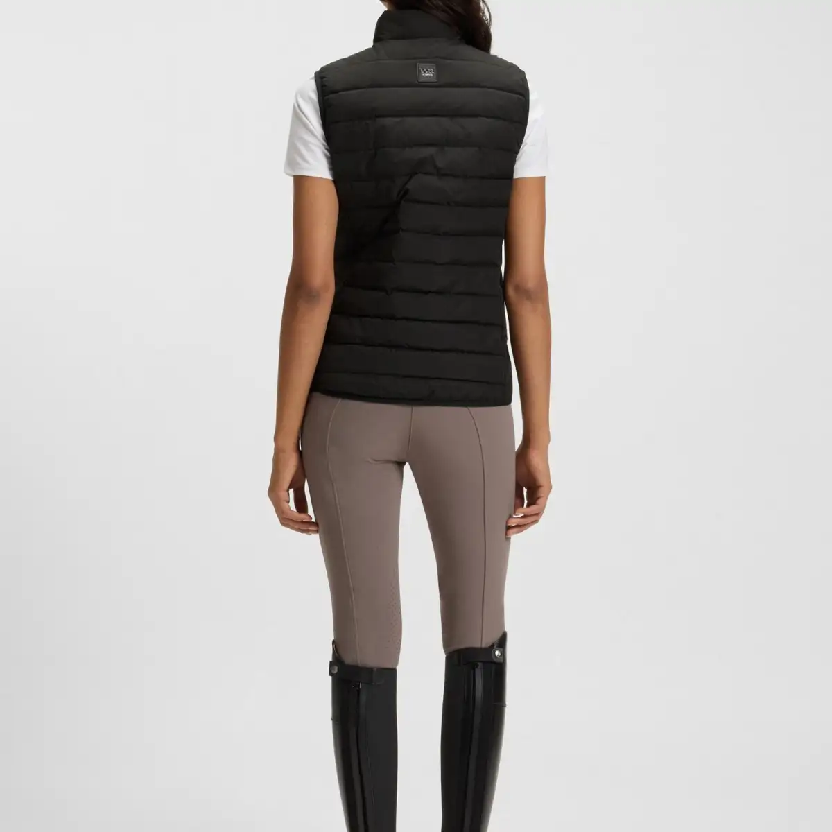 Veste sans manches d’équitation imperméable à monogramme double B