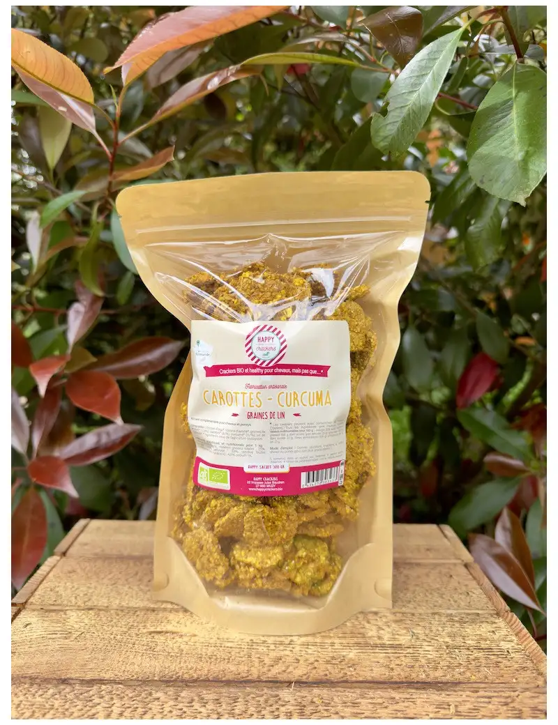 Crackers Carottes Curcuma