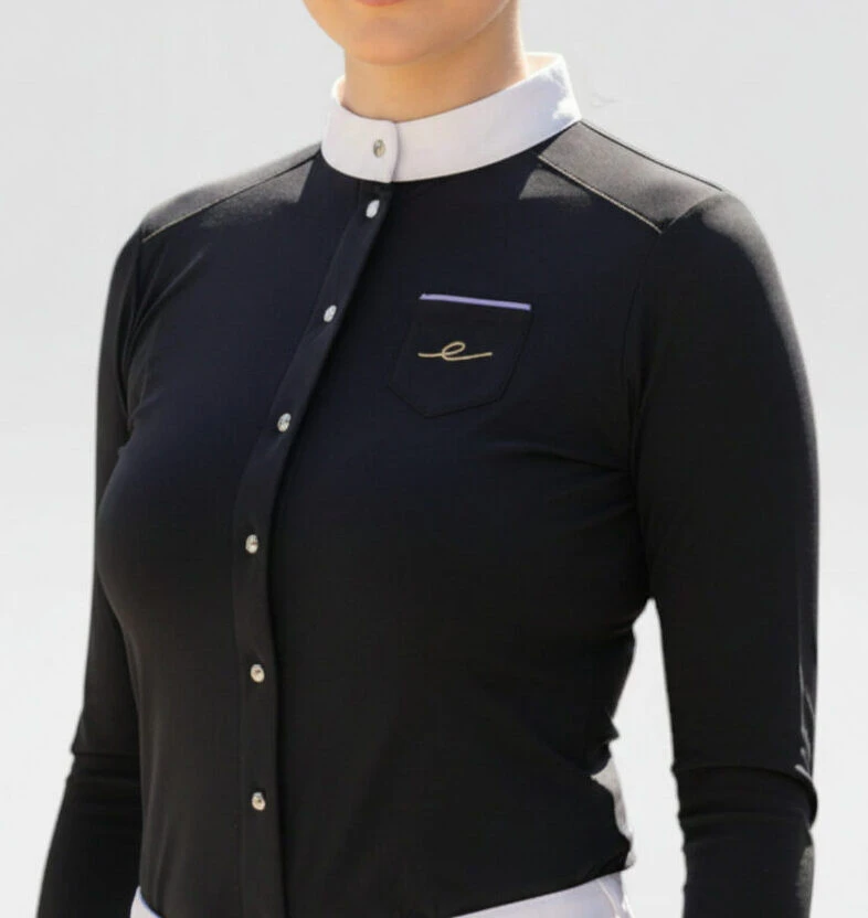 Polo de concours Coralie Noir