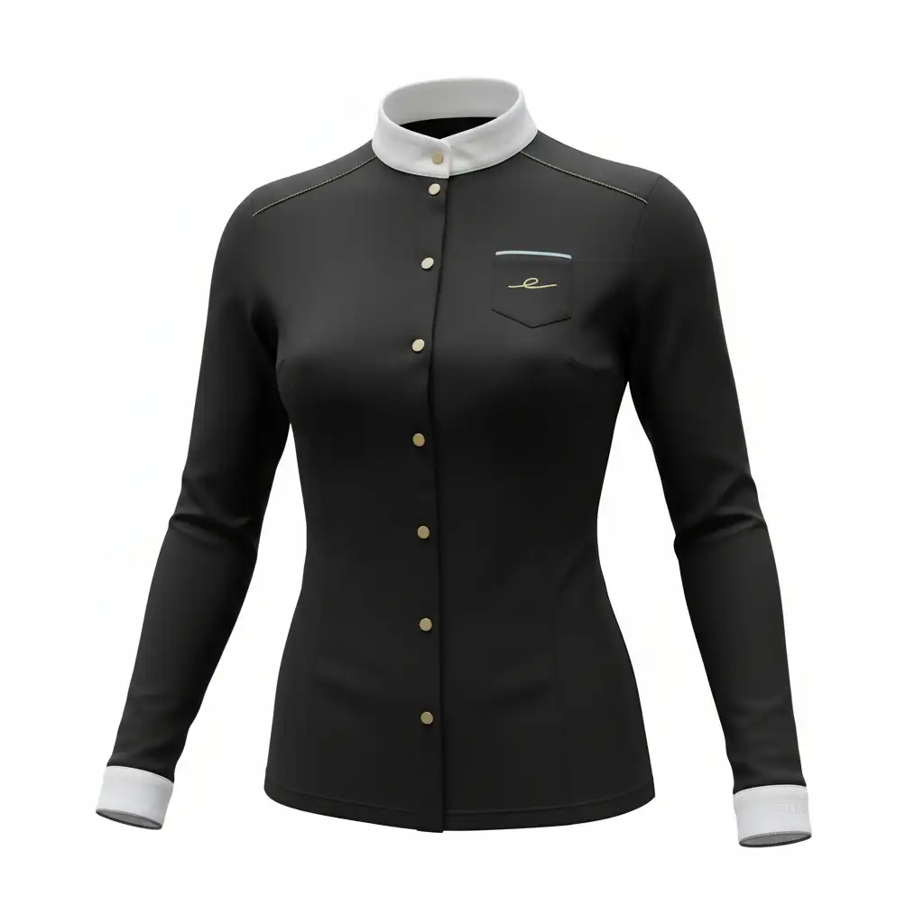 Polo de concours Coralie Noir
