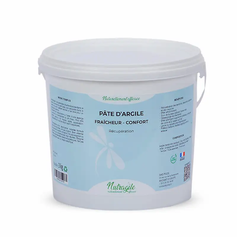 Pâte d'argile Fraîcheur & Confort