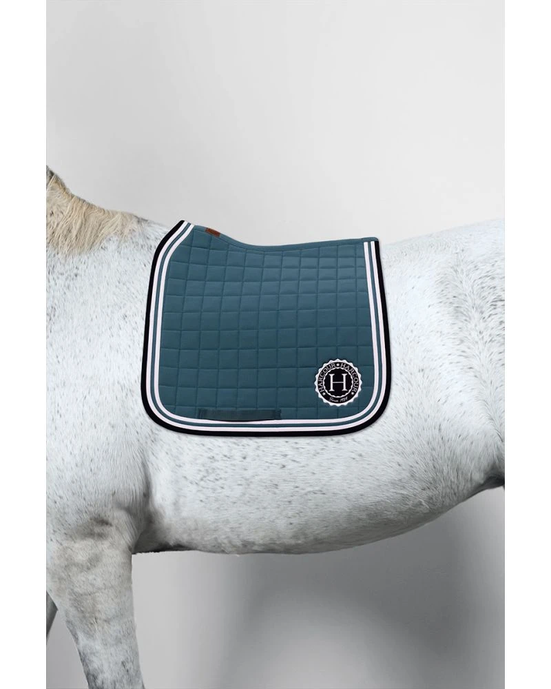 HARCOUR Soft Tapis de selle - Navy/Grapefruit copie