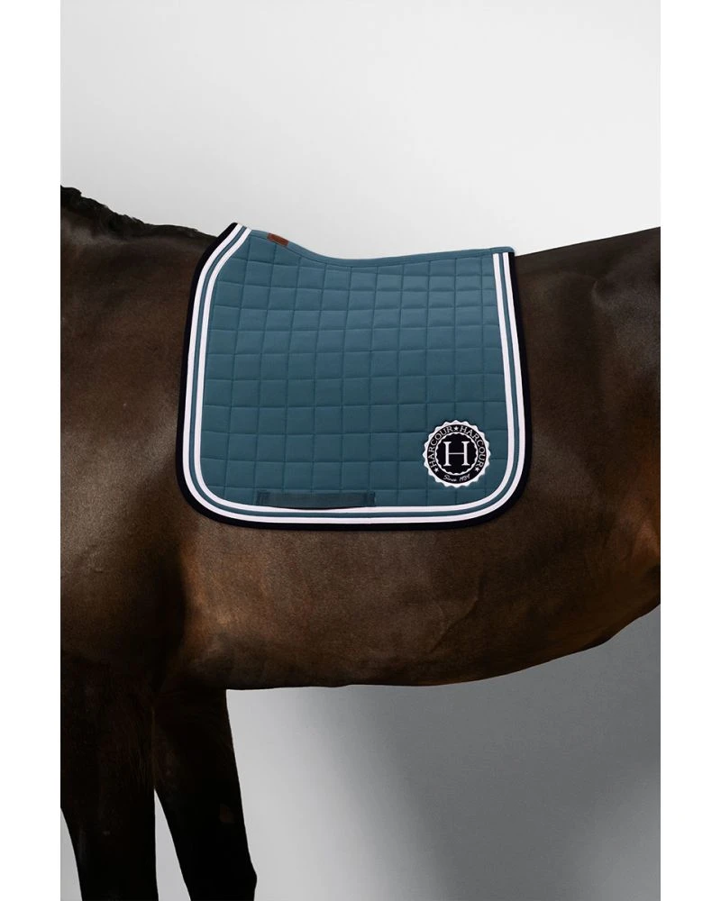 HARCOUR Soft Tapis de selle - Navy/Grapefruit copie
