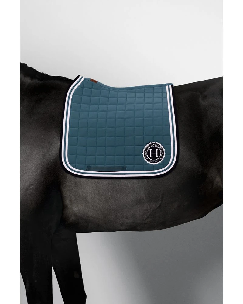 HARCOUR Soft Tapis de selle - Navy/Grapefruit copie