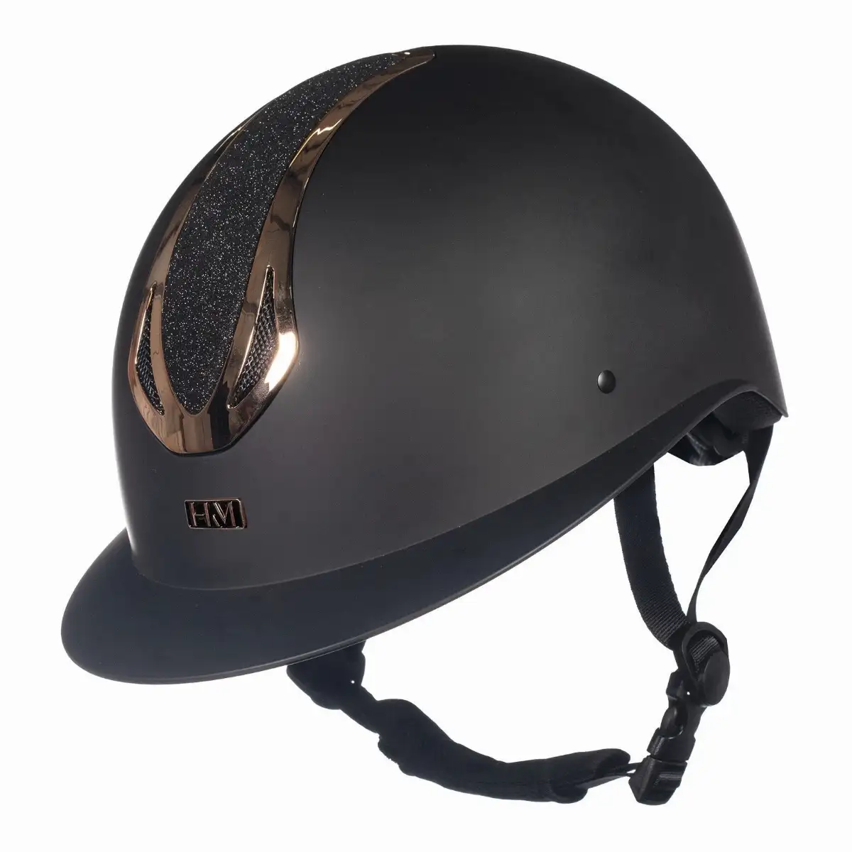 HKM Casque -Illusion- NOIR/ROSE  XS 49/51