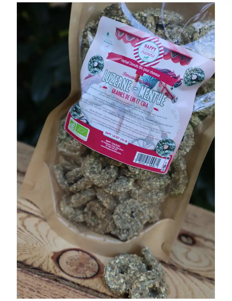 Herbal Donuts Luzerne Menthe poivrée HAPPY CRACKERS