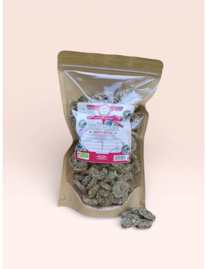 Herbal Donuts Luzerne Menthe poivrée HAPPY CRACKERS