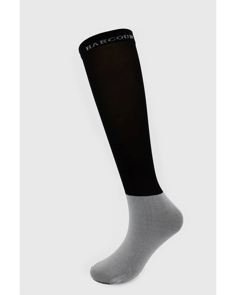 HARCOUR Vaya Chaussettes Rider (x2) - Noir (Black)/Vigne (Vine)  35-39/40-46