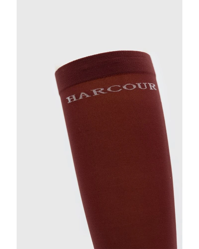 HARCOUR Vaya Chaussettes Rider (x2) - Noir (Black)/Vigne (Vine)  35-39/40-46