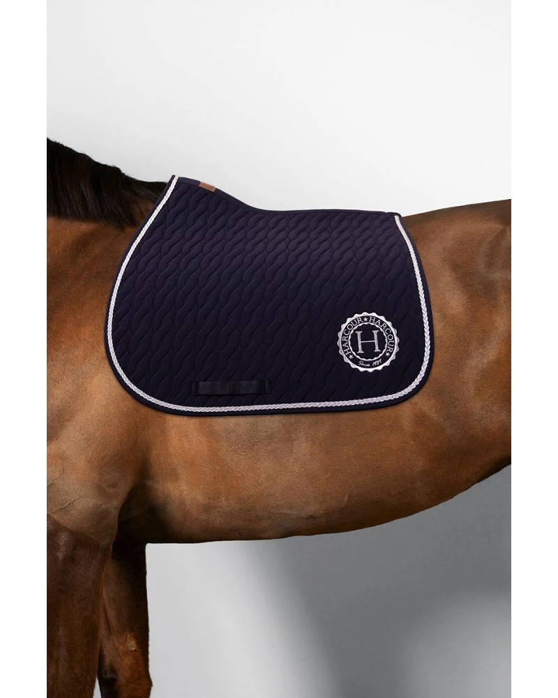 HARCOUR Caelius Tapis de selle - Marine (Navy)