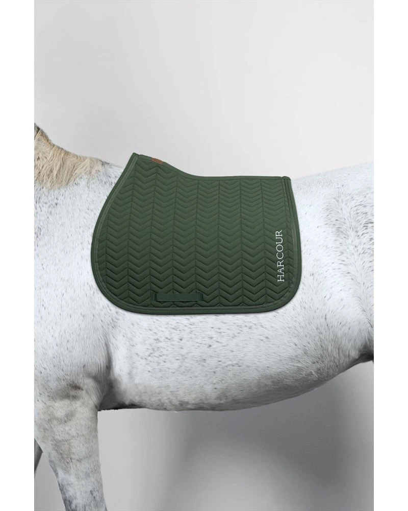 harcour Cobalt Tapis de selle -Jumping Trefle