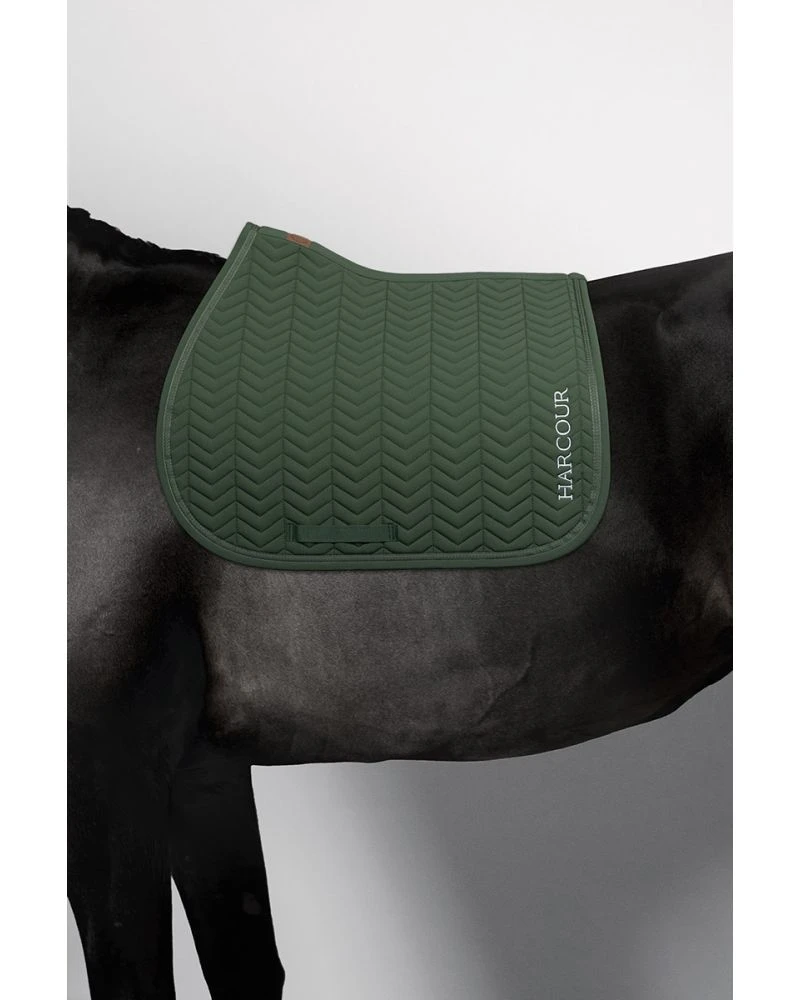 harcour Cobalt Tapis de selle -Jumping Trefle