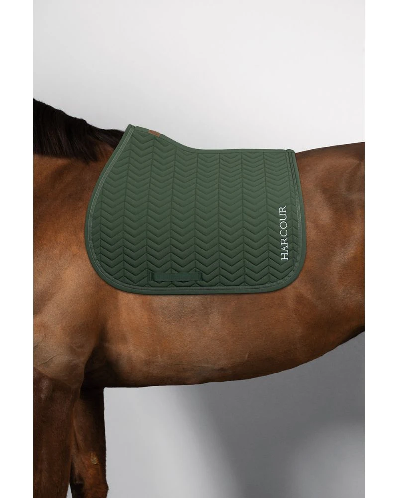 harcour Cobalt Tapis de selle -Jumping Trefle