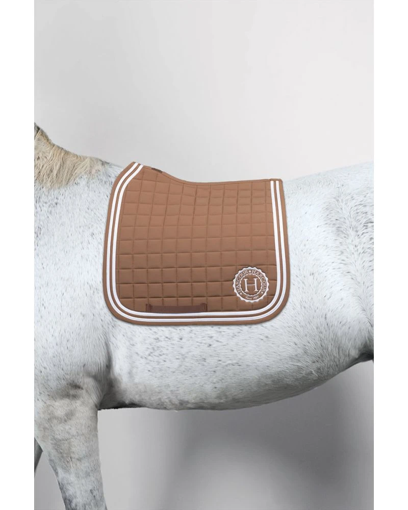 HARCOUR Soft Tapis de selle - Moka jumping