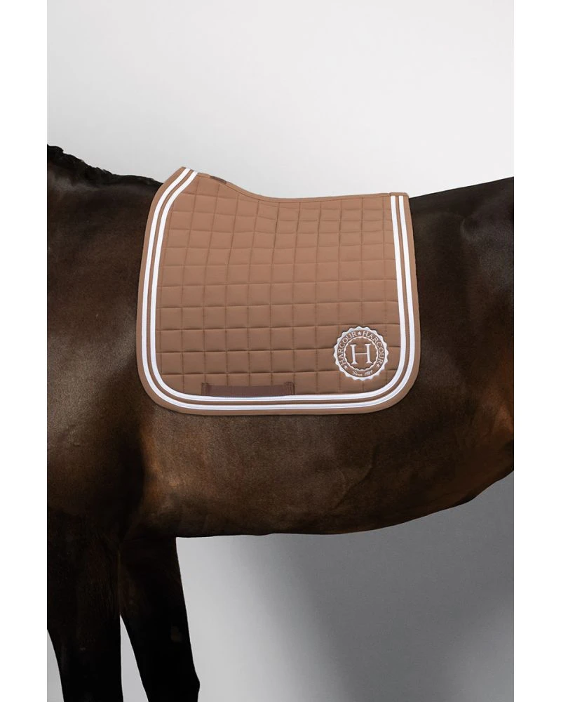 HARCOUR Soft Tapis de selle - Moka jumping
