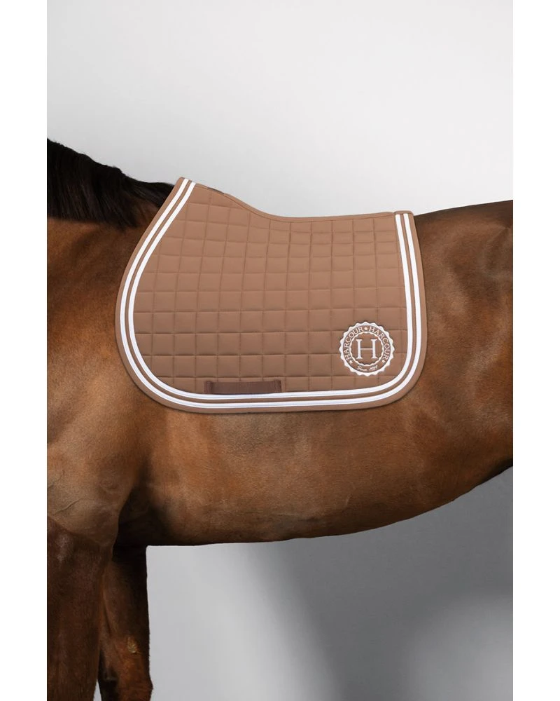 HARCOUR Soft Tapis de selle - Moka jumping