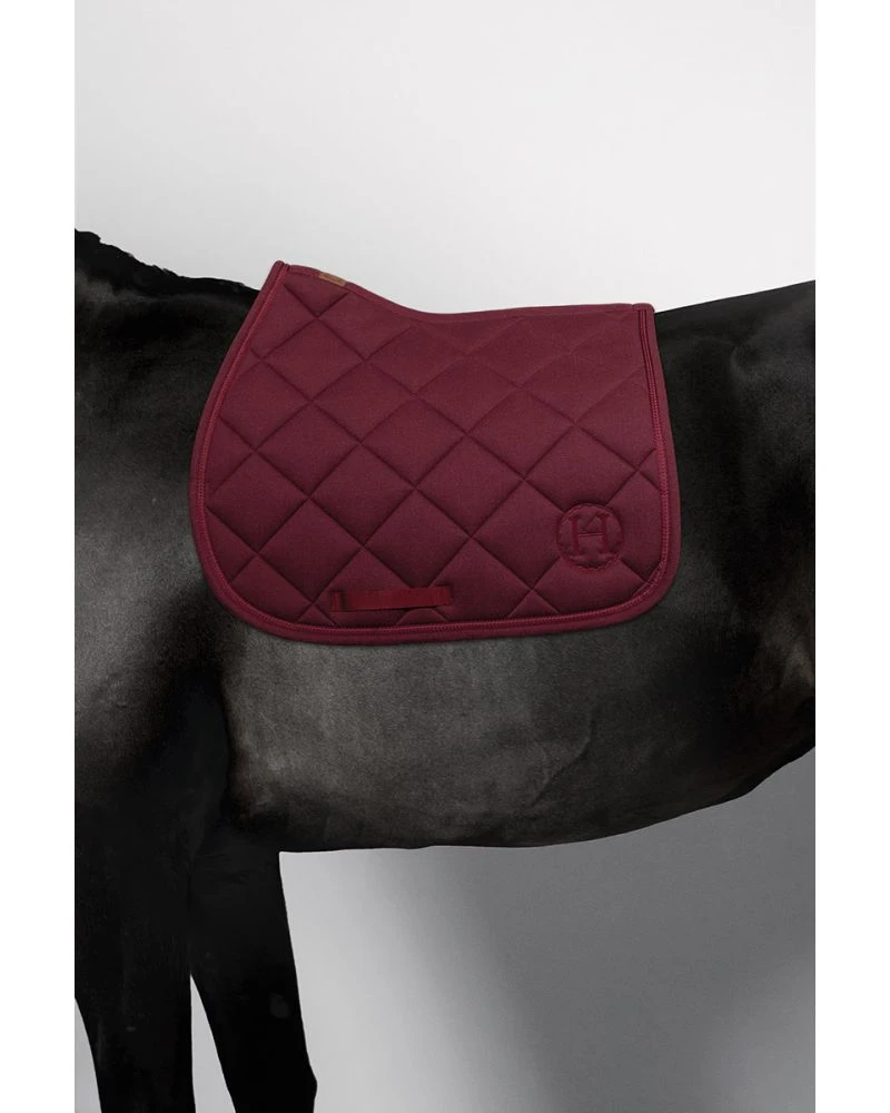 HARCOUR Charma Tapis de selle - Chevrons VIGNE JUMPING