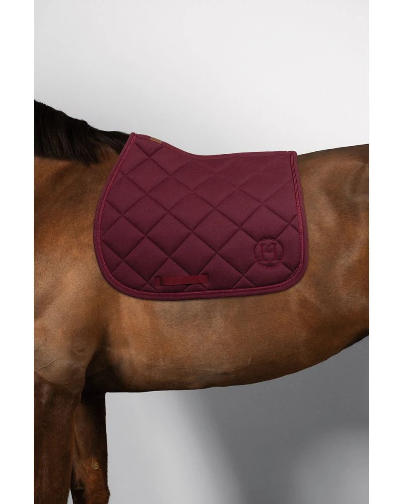 HARCOUR Charma Tapis de selle - Chevrons VIGNE JUMPING