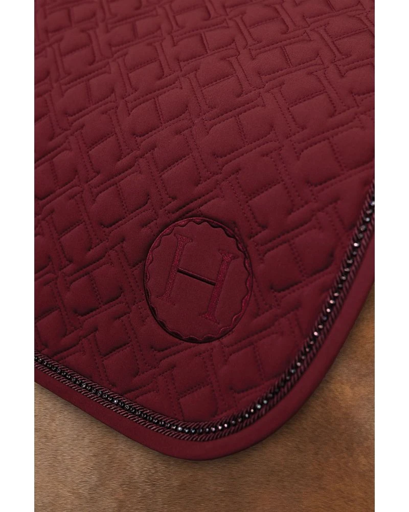HARCOUR Charma Tapis de selle - Chevrons VIGNE JUMPING