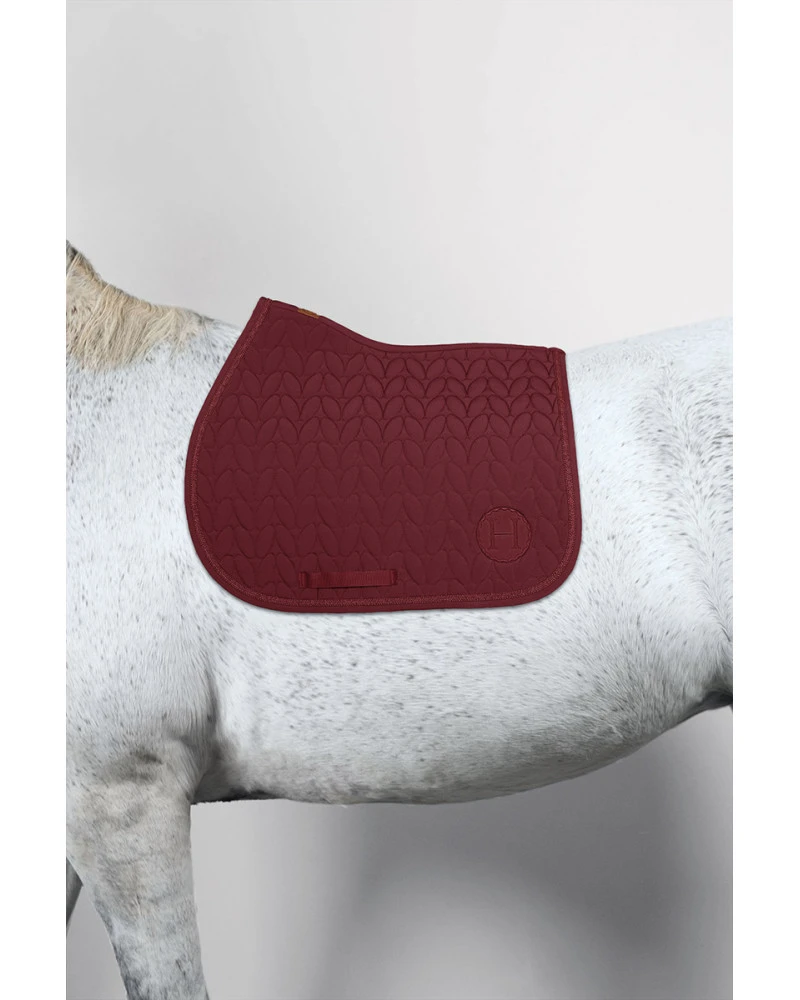 HARCOUR Cassiope Tapis de selle - Vigne JUMPING