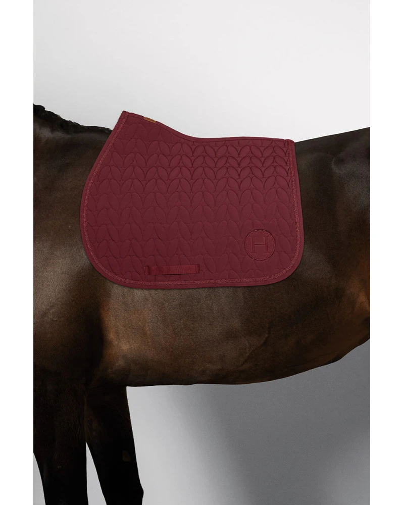 HARCOUR Cassiope Tapis de selle - Vigne JUMPING
