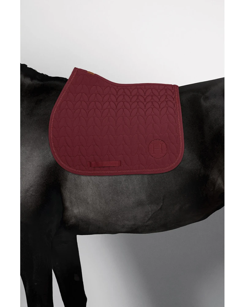 HARCOUR Cassiope Tapis de selle - Vigne JUMPING