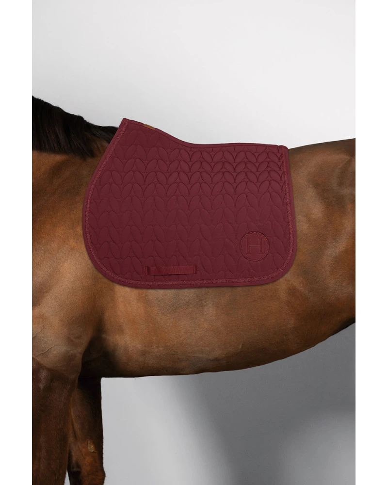 HARCOUR Cassiope Tapis de selle - Vigne JUMPING